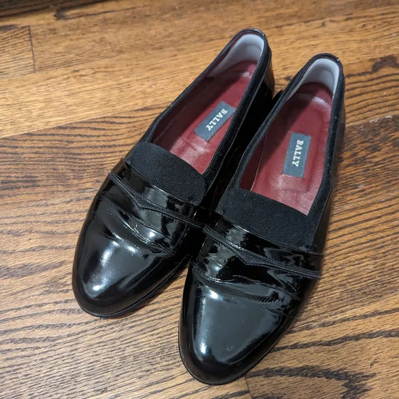 Bally | Shoes | Bally Black Banner Patent Leather Mens Dress  display picture 3